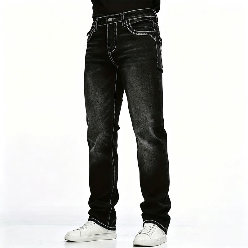 Men's Stretch Straight-Leg Jeans