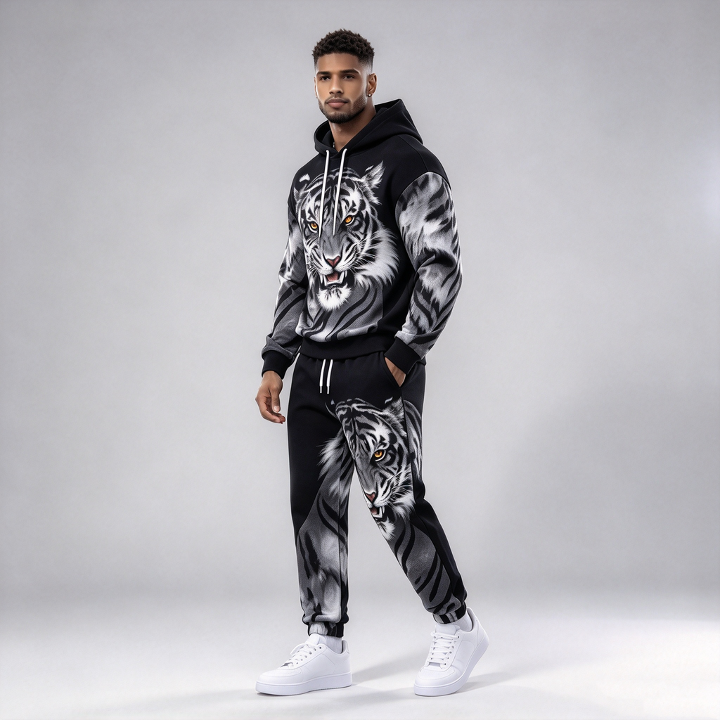 White Tiger Graphic Tracksuit