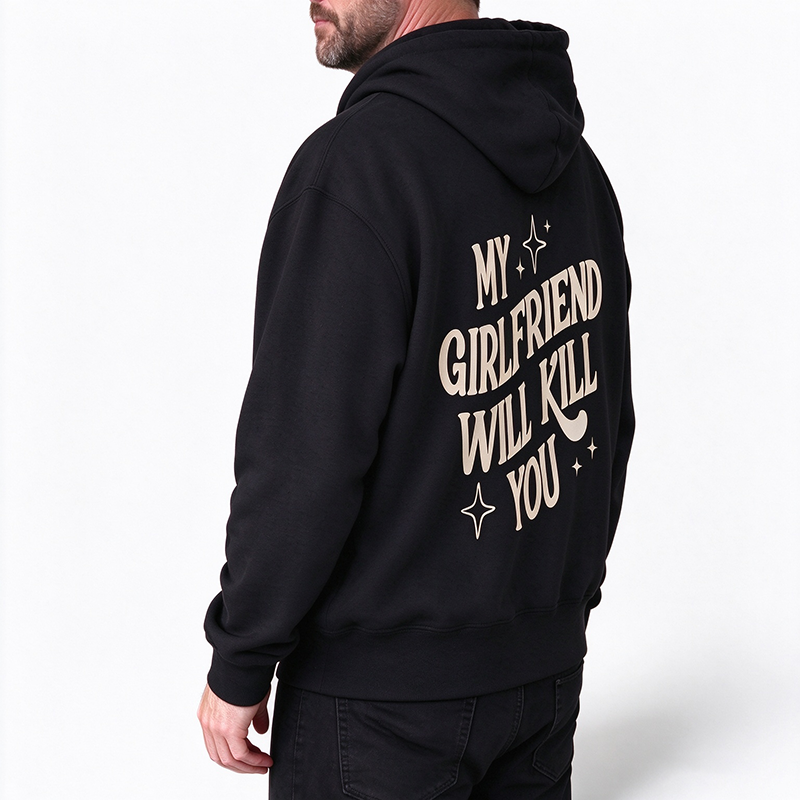 Streetwear Back Print Hoodie