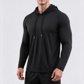 Men’s Long-Sleeve Hooded Pullover Shirt