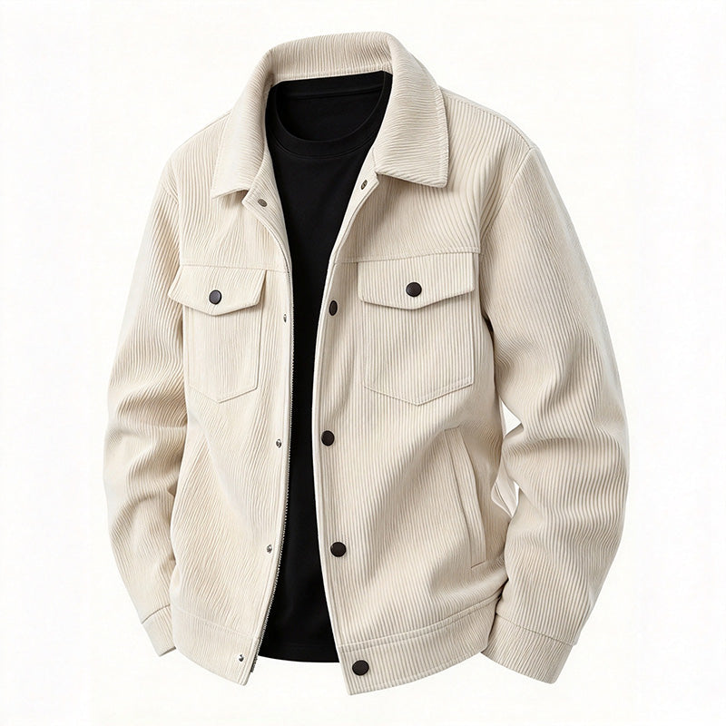 Corduroy Button Shirt Jacket