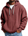 Men's Waffle Half-Zip Hoodie
