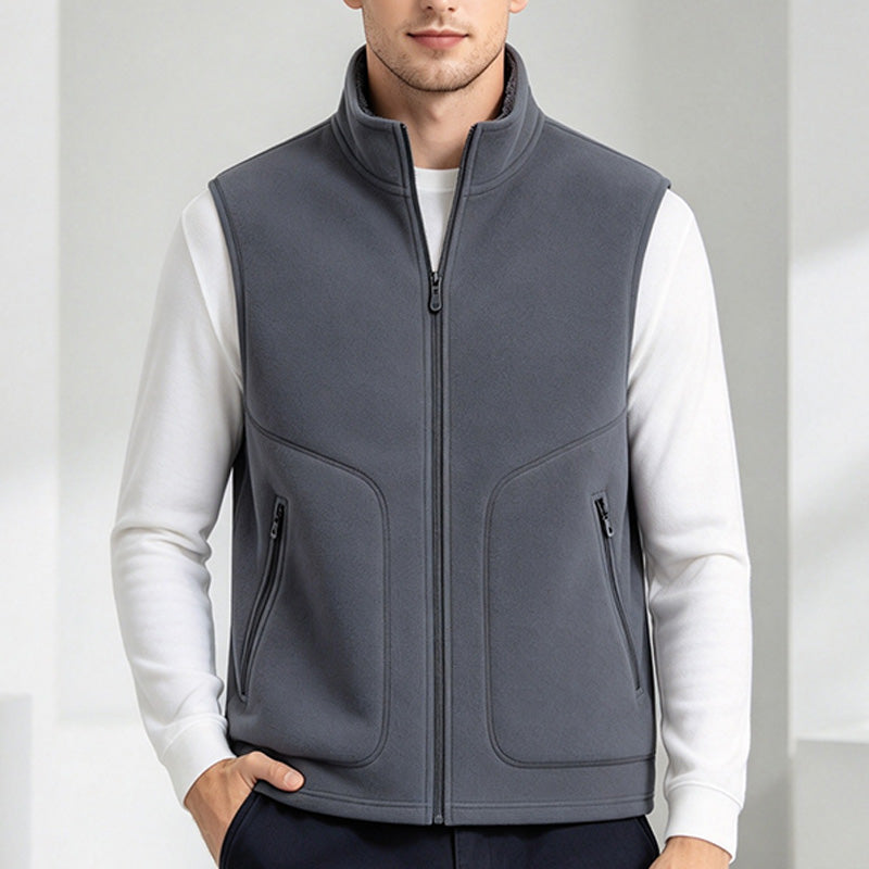 Men's Double-Sided Fleece Vest