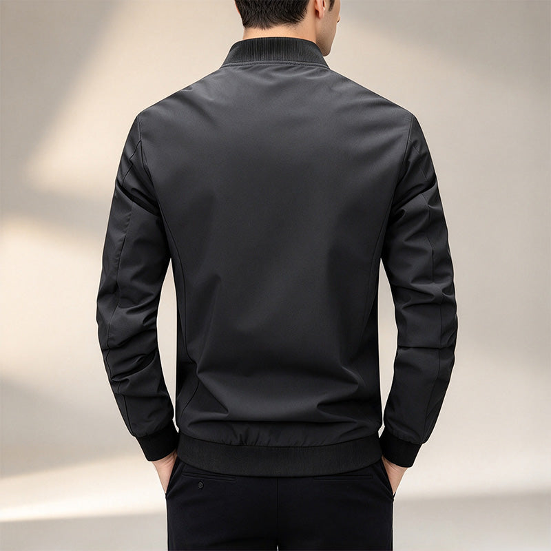 Men's Embroidered Baseball Jacket