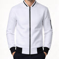 Men's Plaid Zip-Up Sweatshirt Jacket