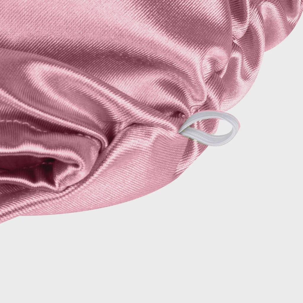 Satin Stretch Non-Slip Sleep Bonnet for Curly Hair