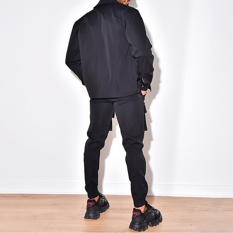Men's Utility Cargo Jacket and Pants Set