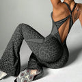 Leopard Polka Dot Yoga Suit