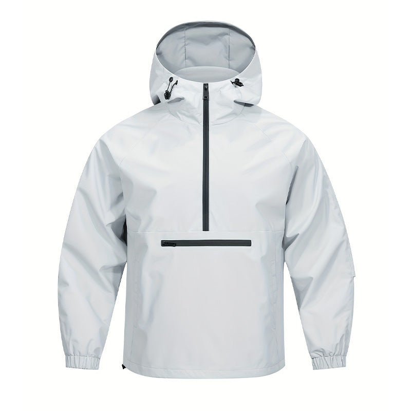 Men's Half-Zip Hooded Sweatshirt