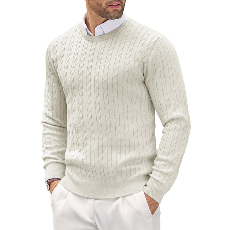 Men's Classic Cable Knit Sweater