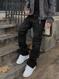 Men's Hip-Hop Stretch Wide-Leg Pants