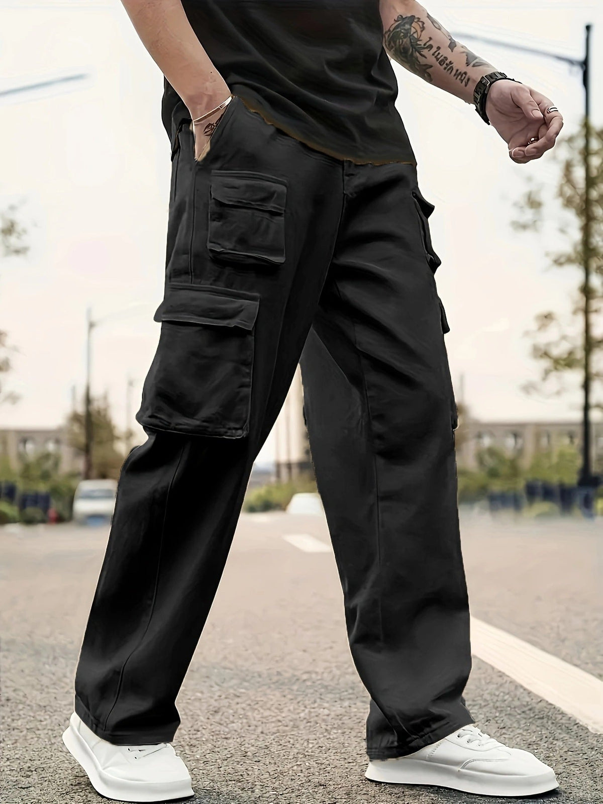 Men's Casual Athletic Cargo Pants