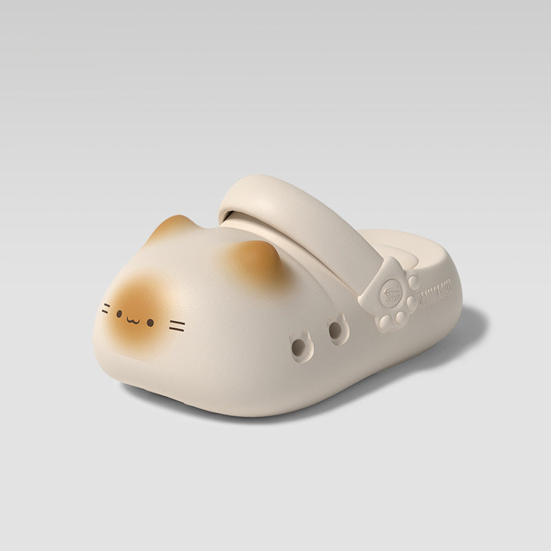 Lightweight  Non slip Cat Paw Print Slippers