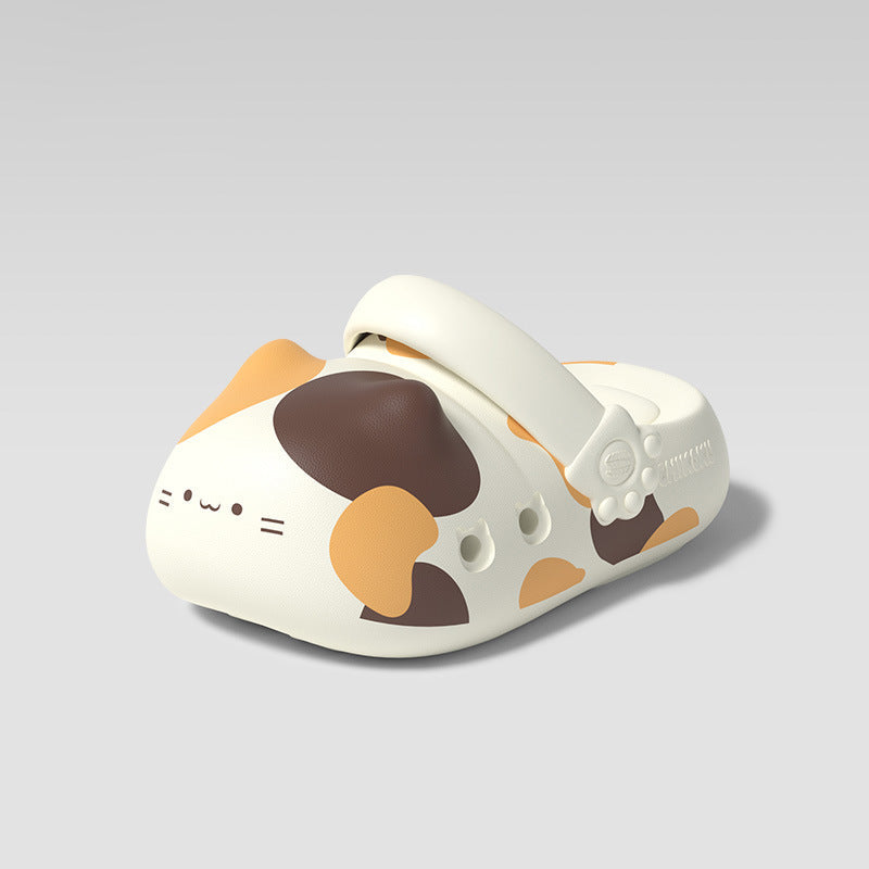 Lightweight  Non slip Cat Paw Print Slippers