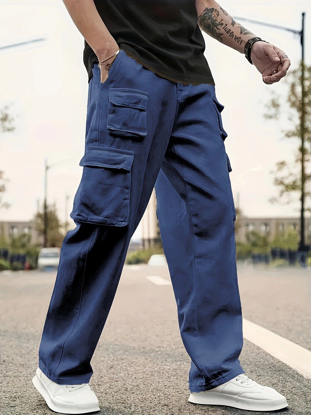 Men's Casual Athletic Cargo Pants