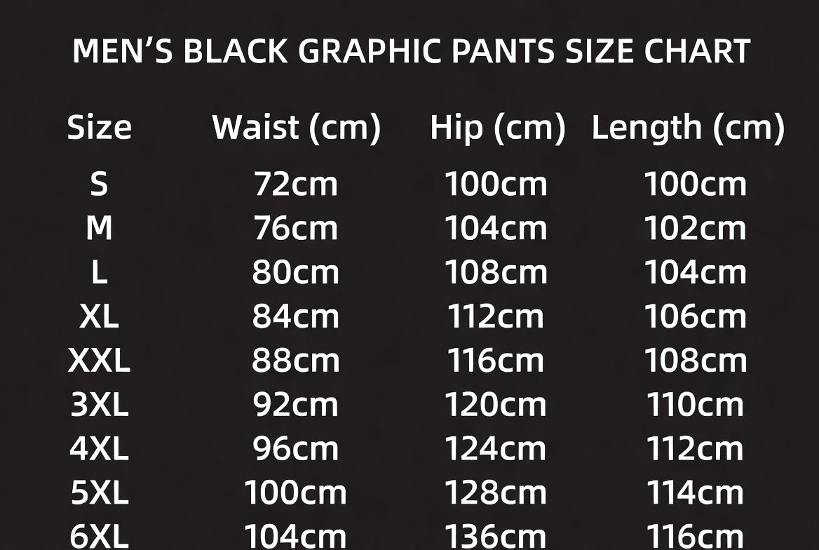 Men's Retro Sword Print Washed Black Wide-Leg Sweatpants