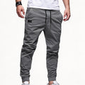 Men's drawstring casual work pants