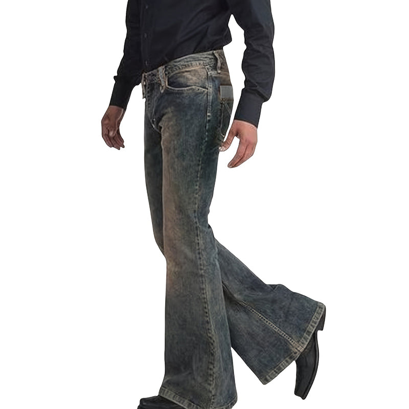 Men's Vintage Casual Washed Denim Jeans