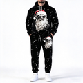Snowflake Santa Graphic Tracksuit
