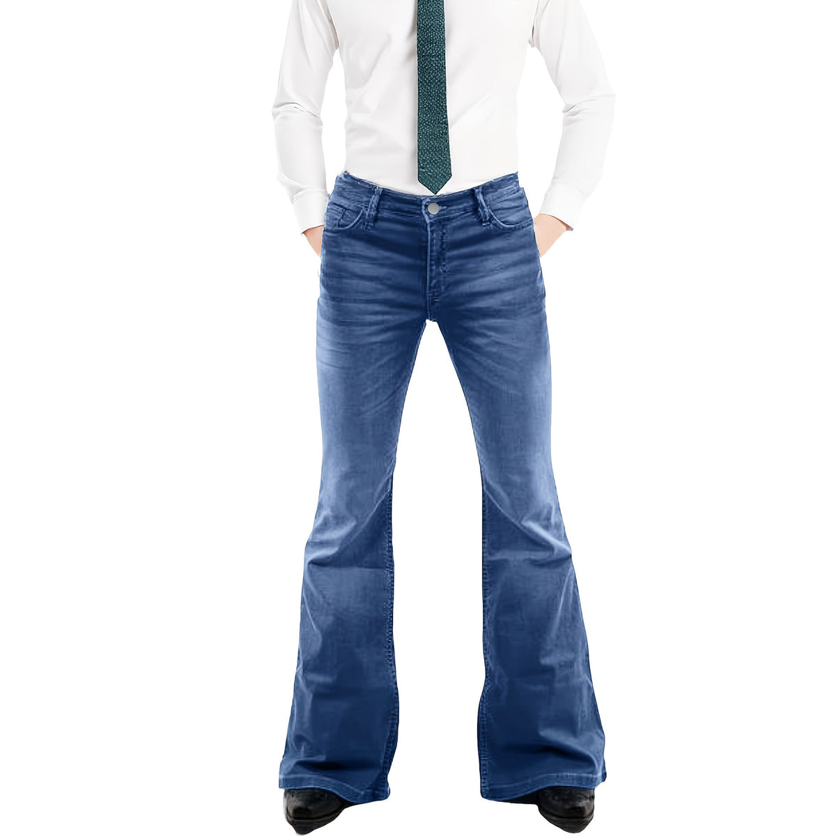 Men's Retro Disco Flare Jeans