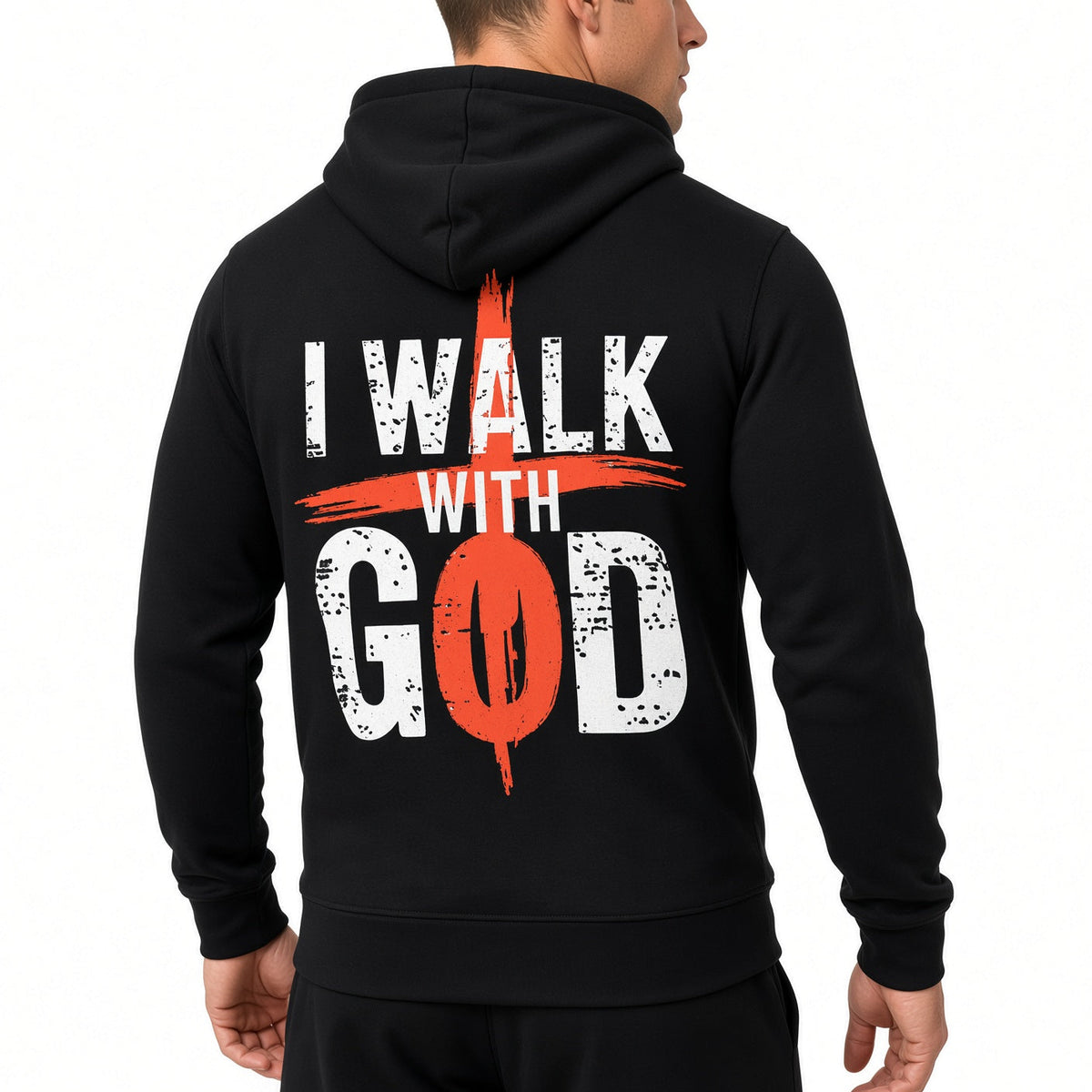 Men's "I Walk With God" Hoodie