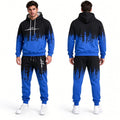 Streetwear Gradient Hoodie And Jogger Set